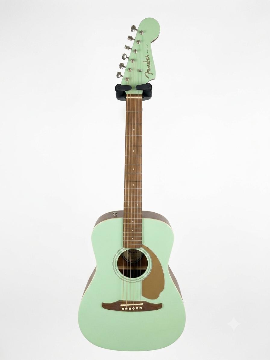 Fender Malibu Player SFG WN Aqua Splash Chitarra Elettroacustica