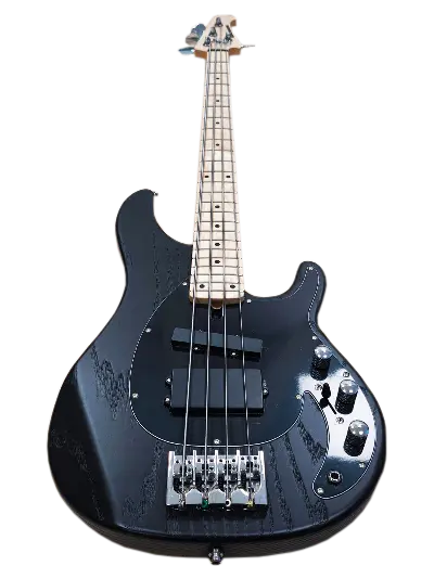 Alusonic Django Basic 4 Total Black Basso Elettrico 4 Corde