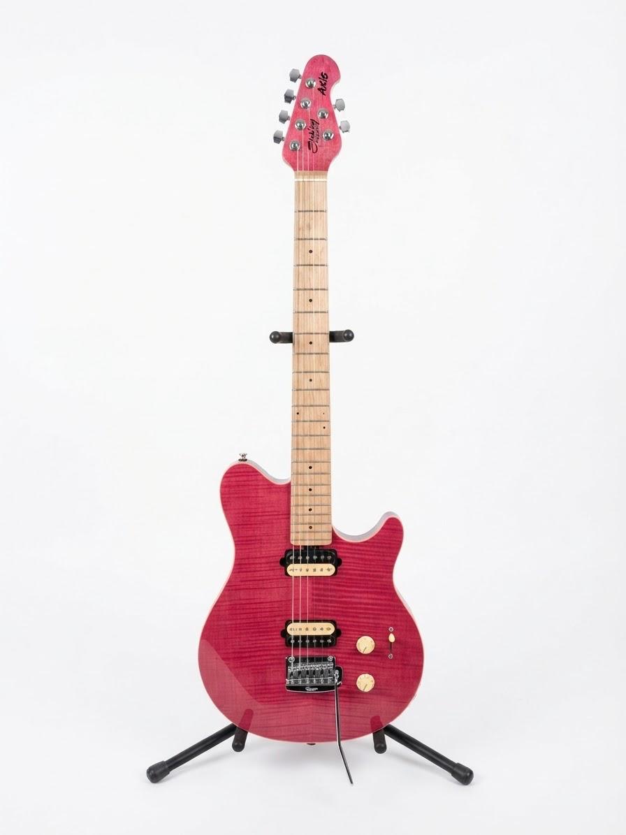 Chitarra elettrica Sterling by Music Man Axis AX3 Flame Maple Stain Pink
